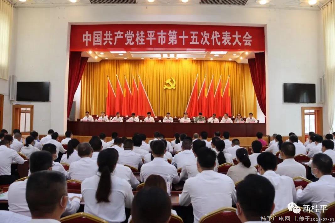 中國(guó)共產(chǎn)黨桂平市第十五次代表大會(huì)組織召開(kāi)大會(huì)預(yù)備會(huì)議