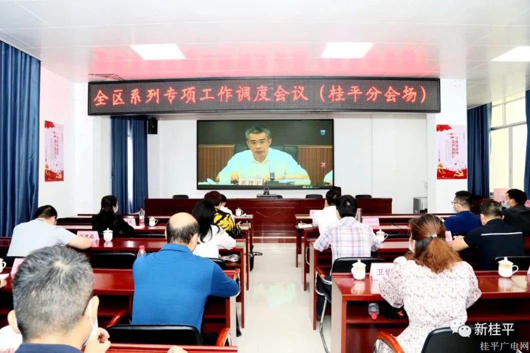 桂平市組織參加全區(qū)系列專項工作調度會議