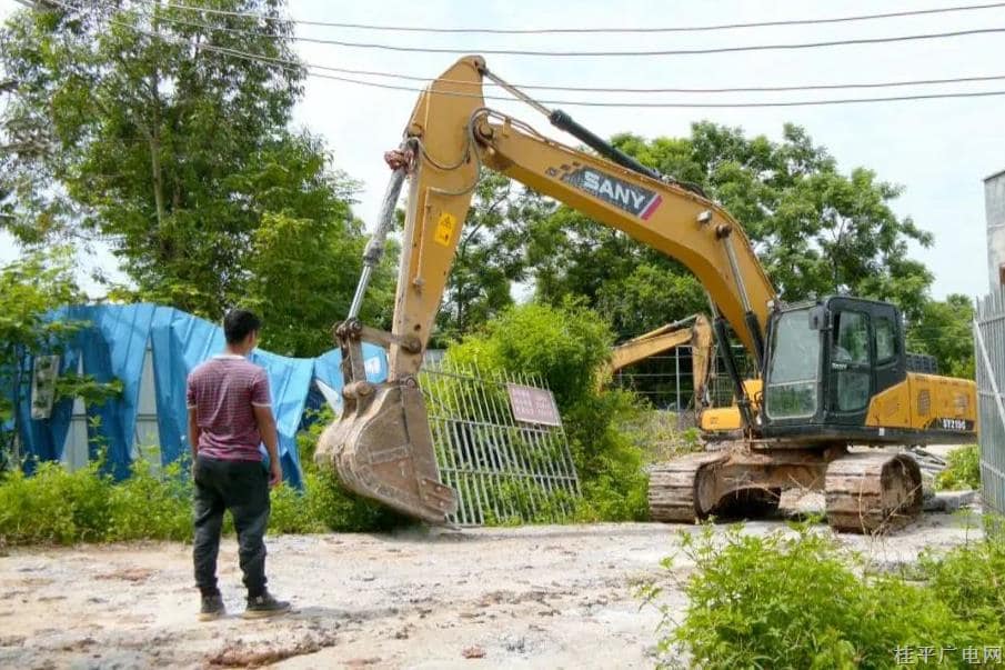 桂平市扎實推進違法圖斑拆除復耕工作