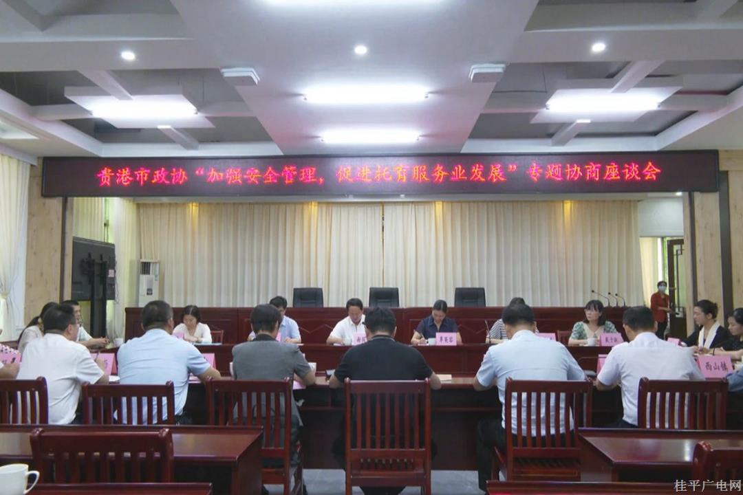 貴港市政協(xié)調研組到我市開展“加強安全管理 促進托育服務業(yè)發(fā)展”專題協(xié)商調研
