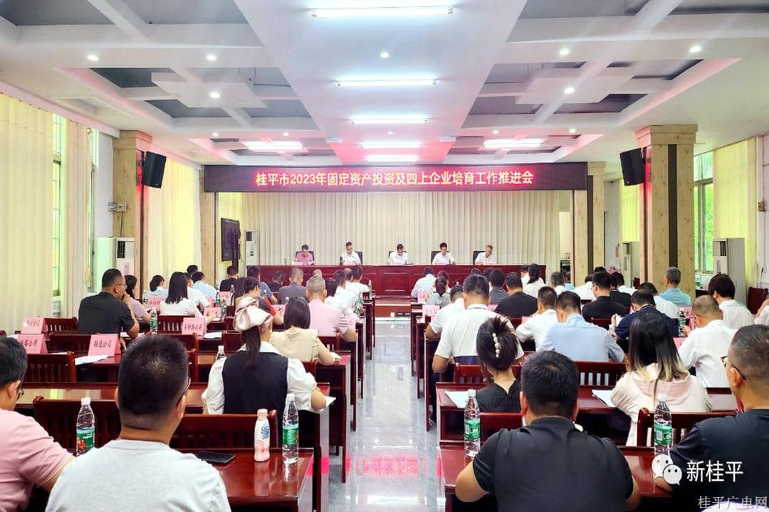 桂平市召開2023年固定資產(chǎn)投資及四上企業(yè)培育工作推進會