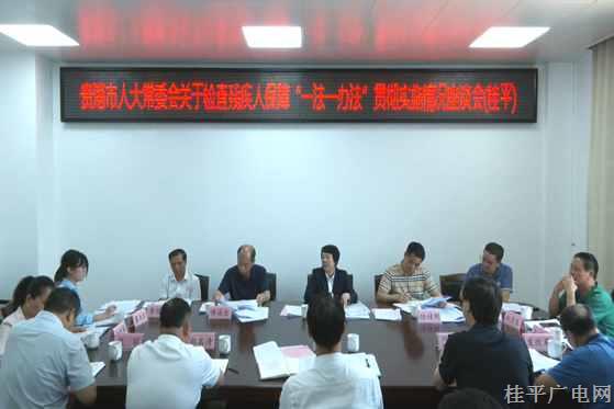 貴港市人大常委會(huì)檢查組到我市對(duì)實(shí)施殘疾人保障“一法一辦法”實(shí)施情況開(kāi)展執(zhí)法檢查